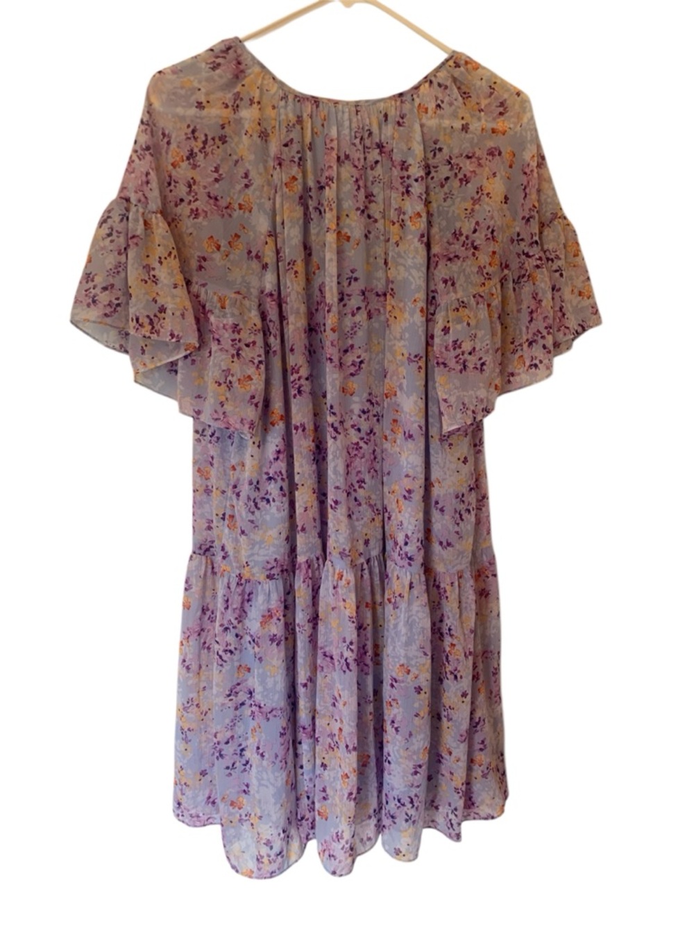 H&M Light Lavender Floral Dress (M) - Picture 2 of 5
